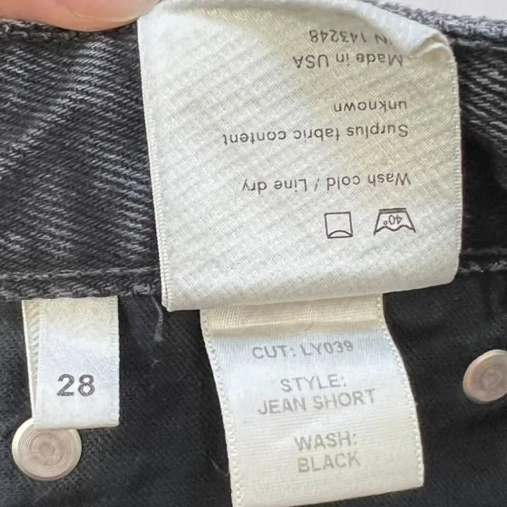 Reformation Women's Black Shorts